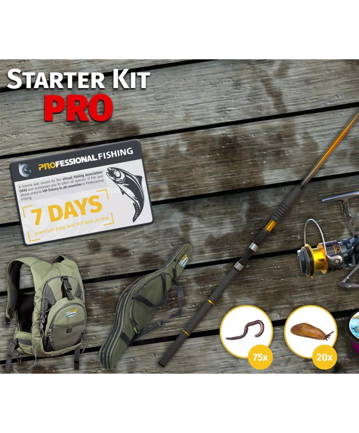 Professional Fishing - Starter Kit Pro DLC Steam Key GLOBAL